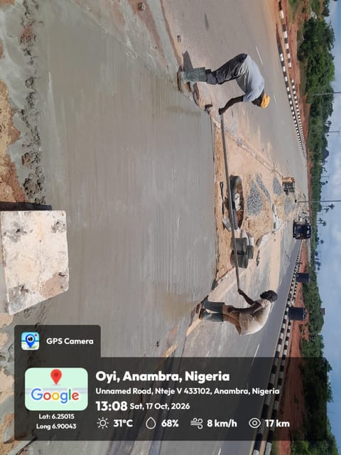 Site photo, 17 Oct 2026
