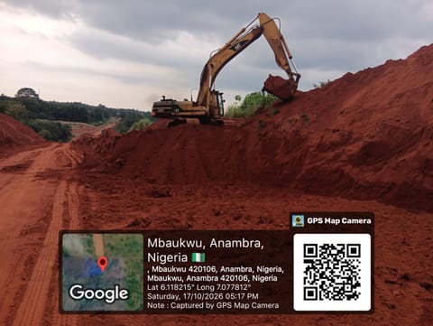 Site photo, 17 Oct 2026