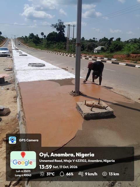 Site photo, 17 Oct 2026