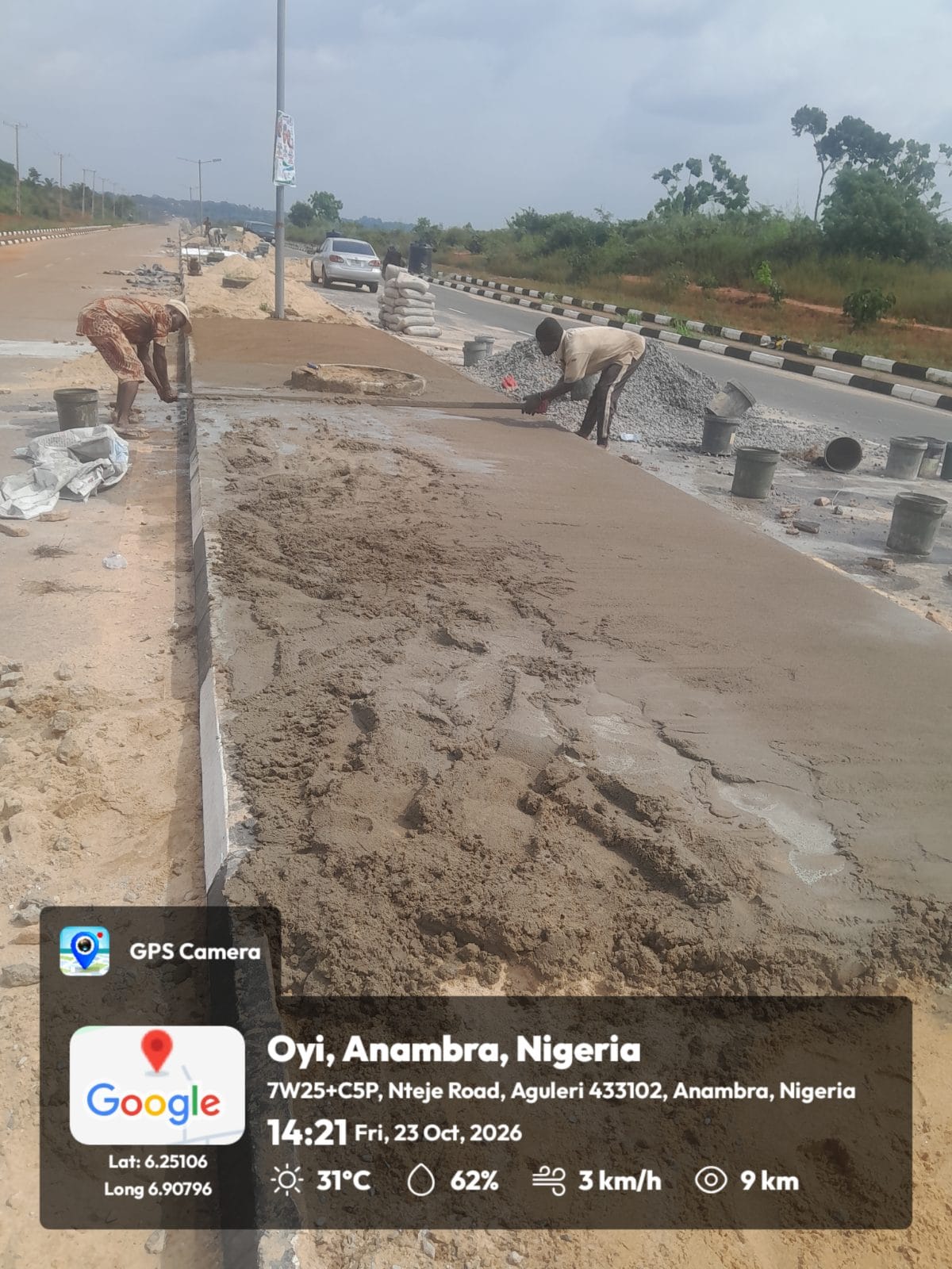 Site photo, 27 Oct 2026
