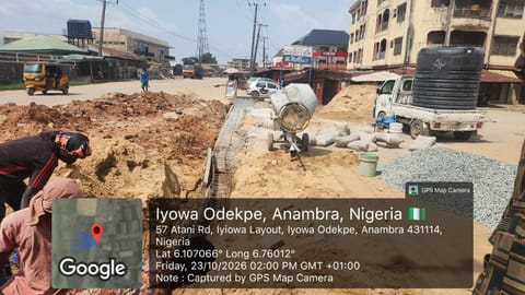 Site photo, 24 Oct 2026