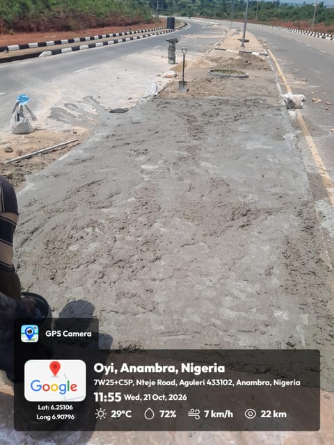 Site photo, 21 Oct 2026