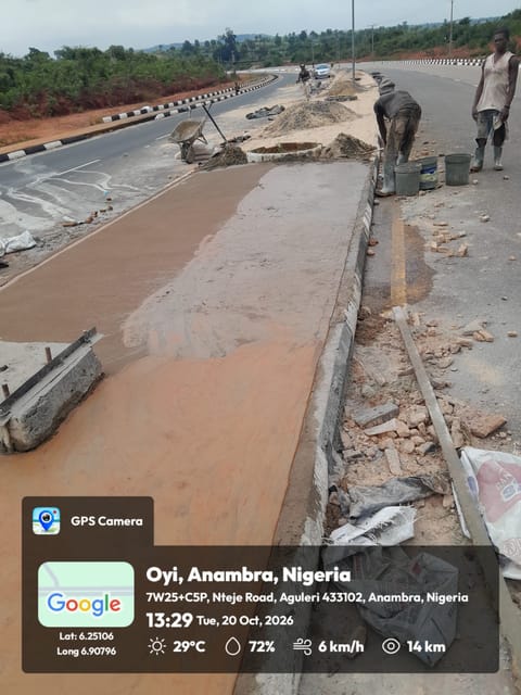 Site photo, 20 Oct 2026