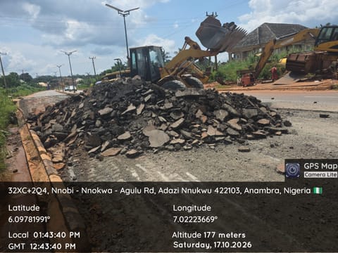 Site photo, 17 Oct 2026