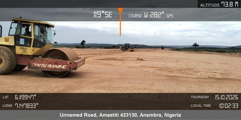 Site photo, 15 Oct 2026