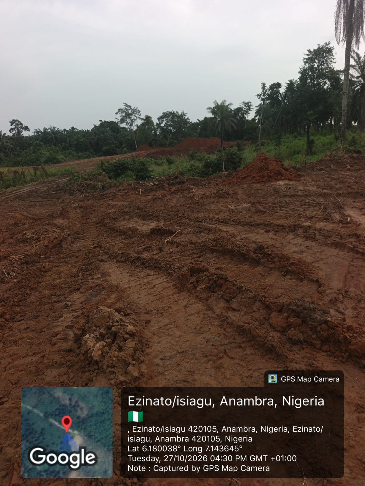Site photo, 27 Oct 2026