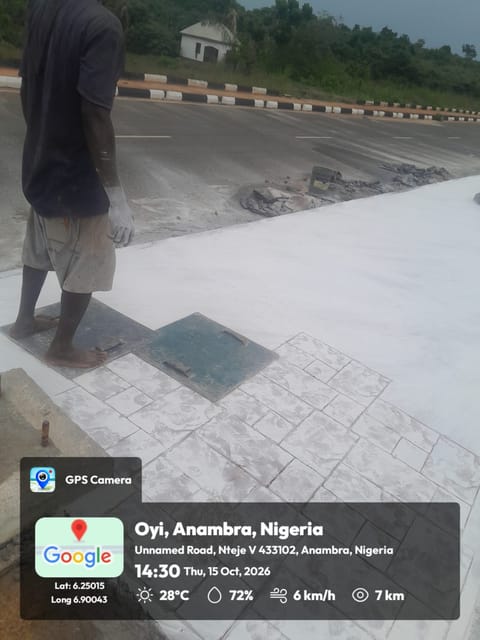 Site photo, 15 Oct 2026